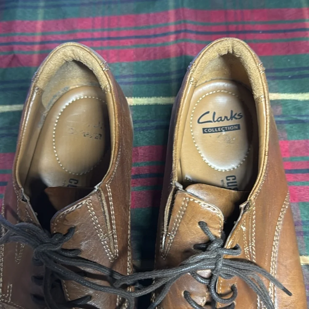 Men’s Clarks ortho light soft cushion, dress shoes, size 11